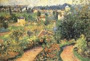 Camille Pissarro Lush garden oil painting on canvas
